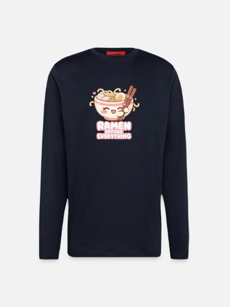 i love ramen - Longsleeve - made by SPREAD - DARK NAVY