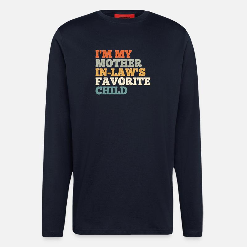 Das Lieblingskind der Stiefmutter - Langarmshirt - made by SPREAD - DARK NAVY