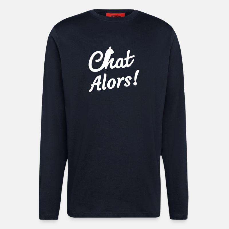 Dann Katze! - Langarmshirt - made by SPREAD  - DARK NAVY