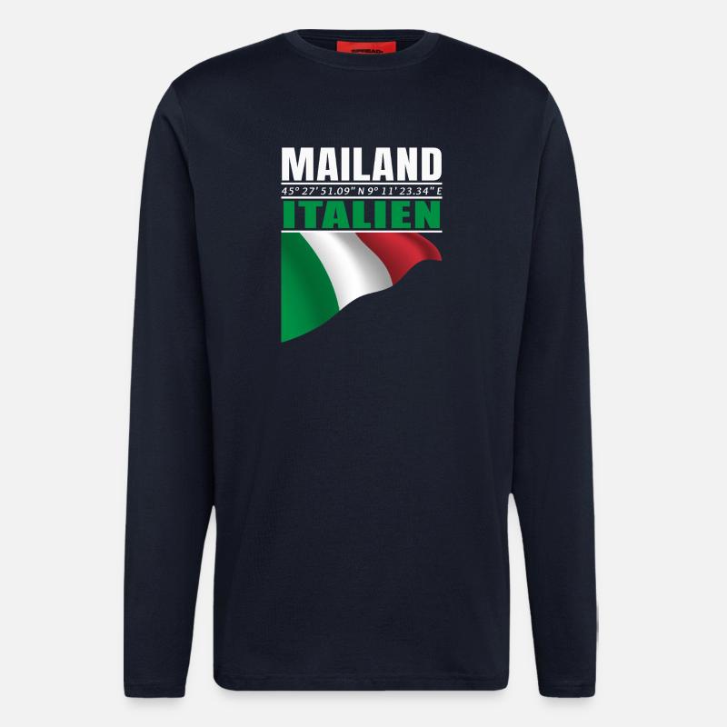 Mailand - Langarmshirt - made by SPREAD  - DARK NAVY