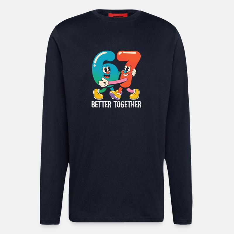 Six and Seven: Better Together - Longsleeve - made by SPREAD  - DARK NAVY