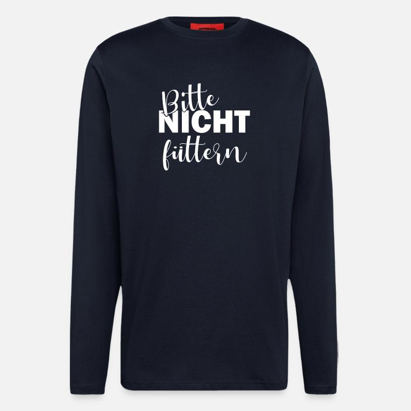 Please do not feed - Longsleeve - made by SPREAD - DARK NAVY