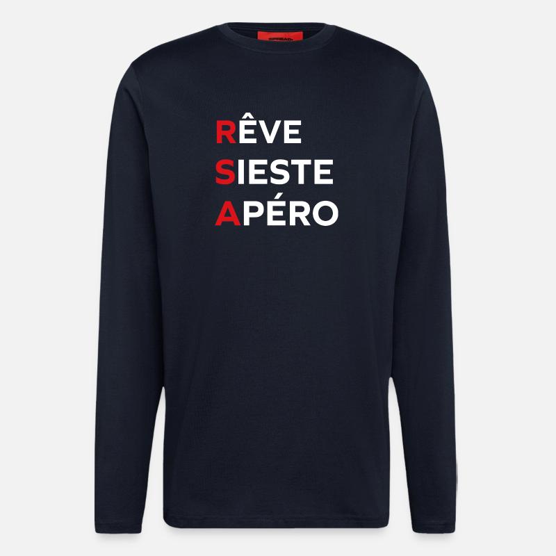 Dreams Nap Aperitif rsa - Longsleeve - made by SPREAD  - DARK NAVY