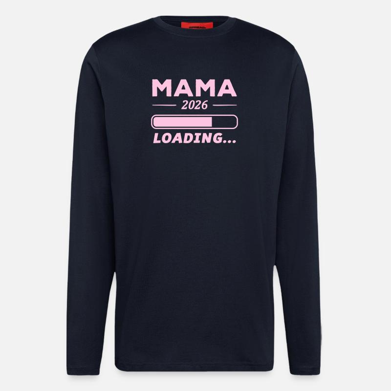 Mama 2026 Loading... - Longsleeve - made by SPREAD  - DARK NAVY