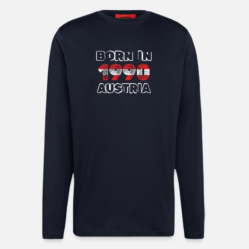 1990 - Langarmshirt - made by SPREAD  - DARK NAVY