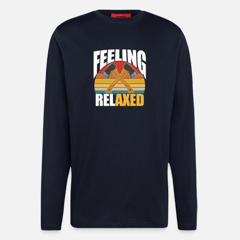 Feeling Relaxed - Longsleeve - made by SPREAD  - DARK NAVY