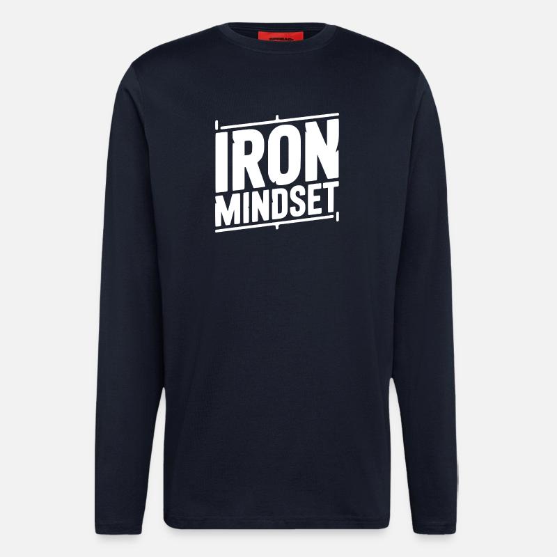 Eiserne Denkweise - Langarmshirt - made by SPREAD  - DARK NAVY
