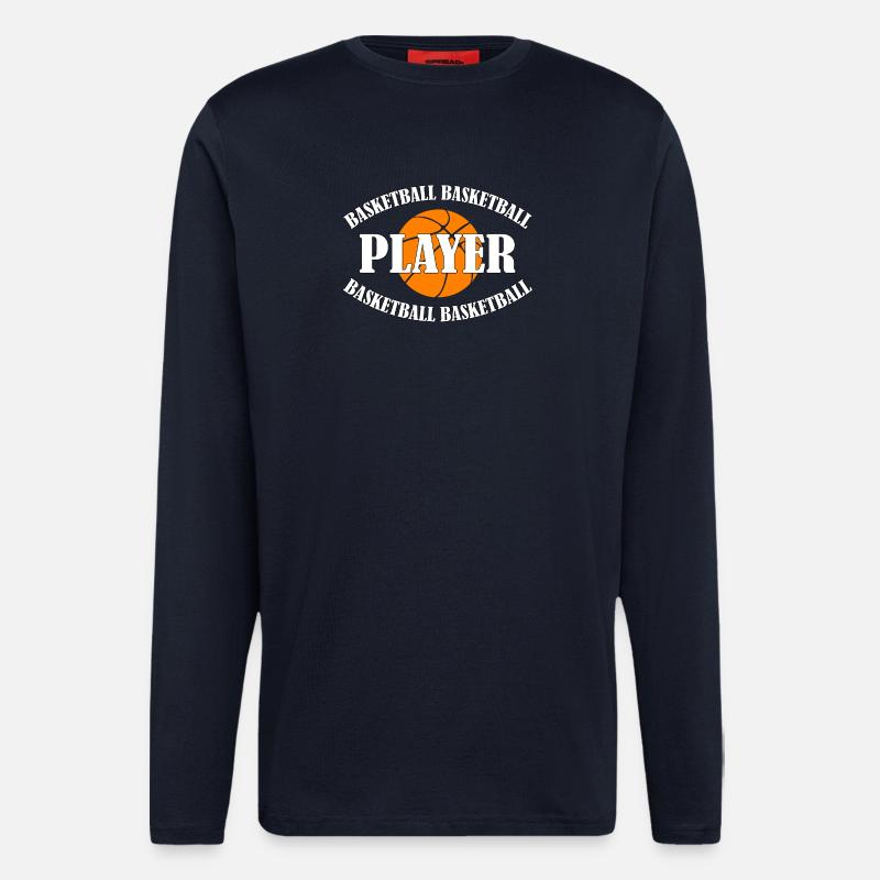 BASKETBALL - PLAYER - Langarmshirt - made by SPREAD  - DARK NAVY