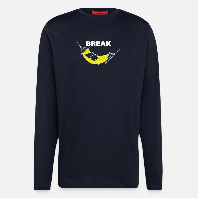 BREAK - Langarmshirt - made by SPREAD  - DARK NAVY