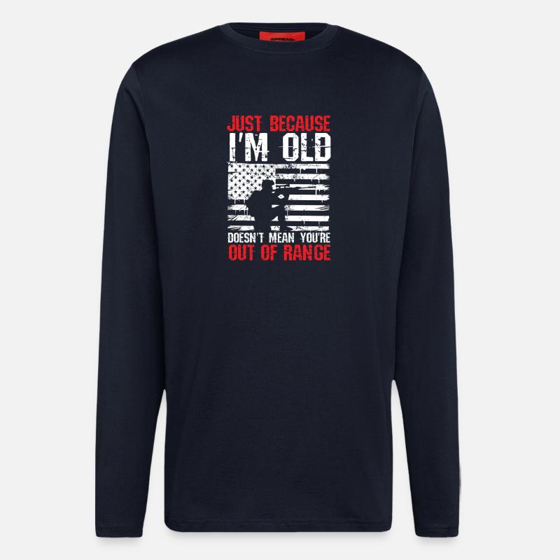 Old But Not Out Of Range - Langarmshirt - made by SPREAD  - DARK NAVY