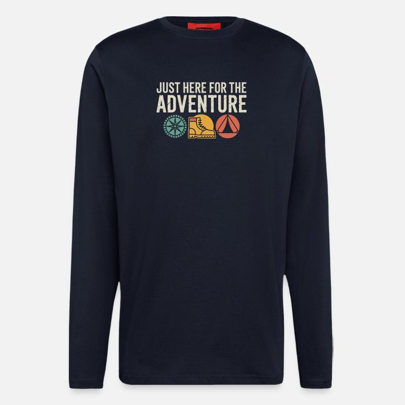 Adventure Boots Kompasszelt - Langarmshirt - made by SPREAD  - DARK NAVY