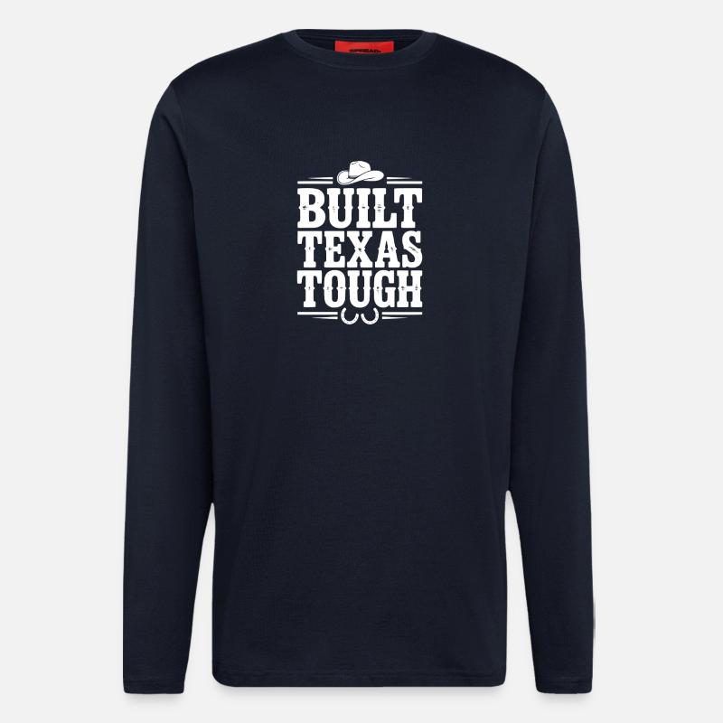 Texas Tough gebaut - Langarmshirt - made by SPREAD - DARK NAVY
