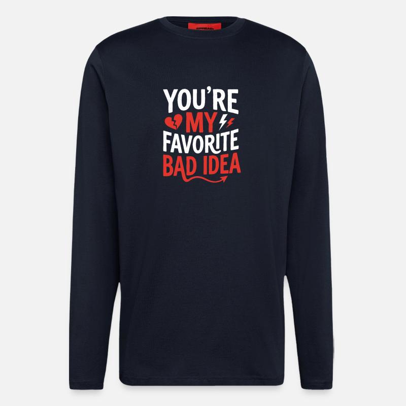 My favorite bad idea - Longsleeve - made by SPREAD  - DARK NAVY