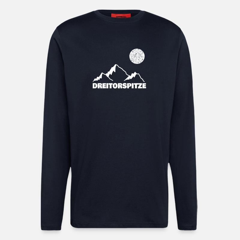 Dreitorspitze - Langarmshirt - made by SPREAD  - DARK NAVY
