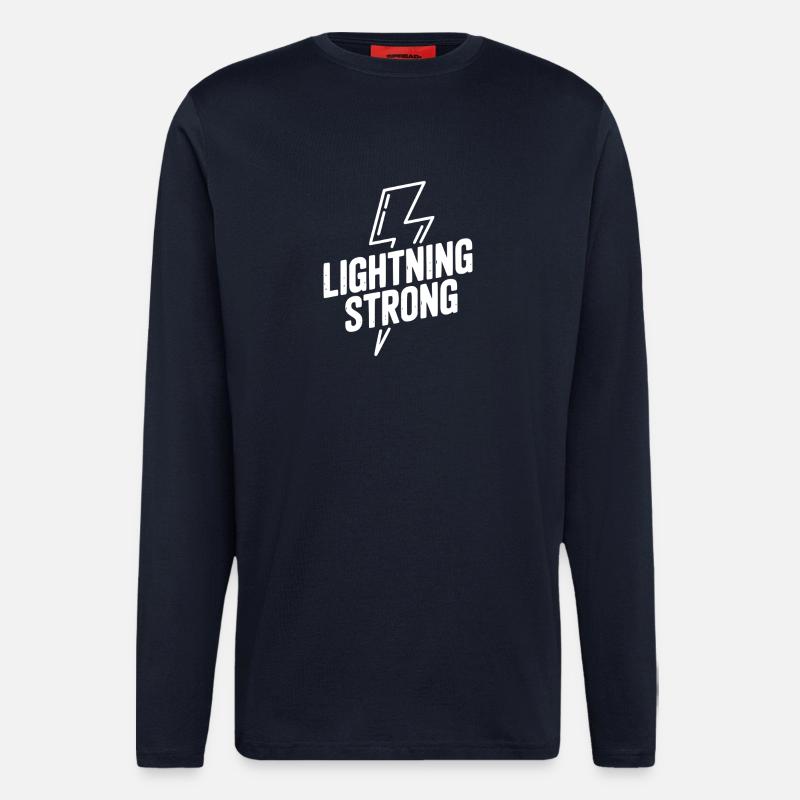 Lightning Strong - Longsleeve - made by SPREAD  - DARK NAVY