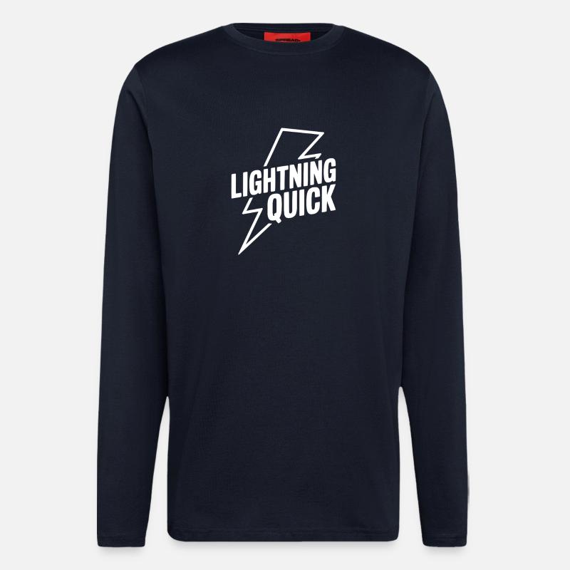 Lightning Quick - Longsleeve - made by SPREAD  - DARK NAVY