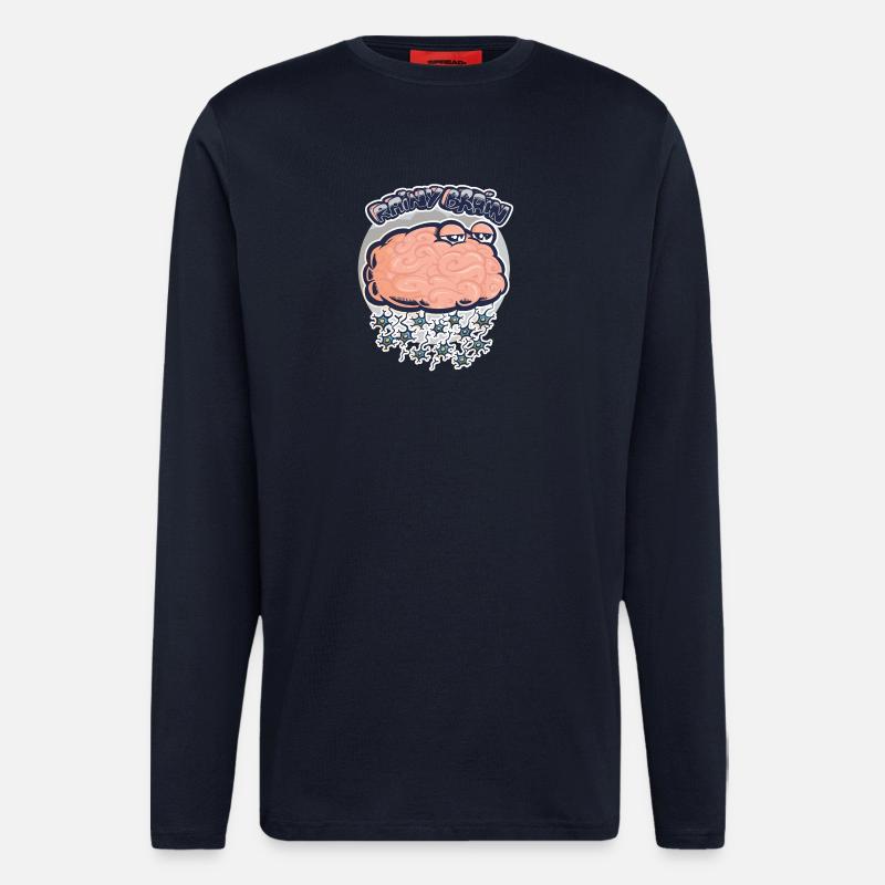 Regengehirn - Langarmshirt - made by SPREAD  - DARK NAVY