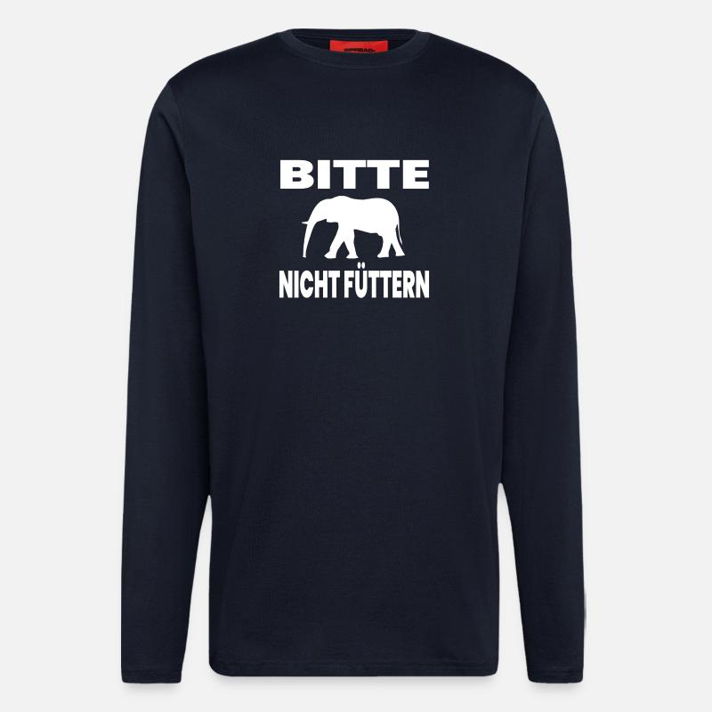 Elefant - Langarmshirt - made by SPREAD  - DARK NAVY