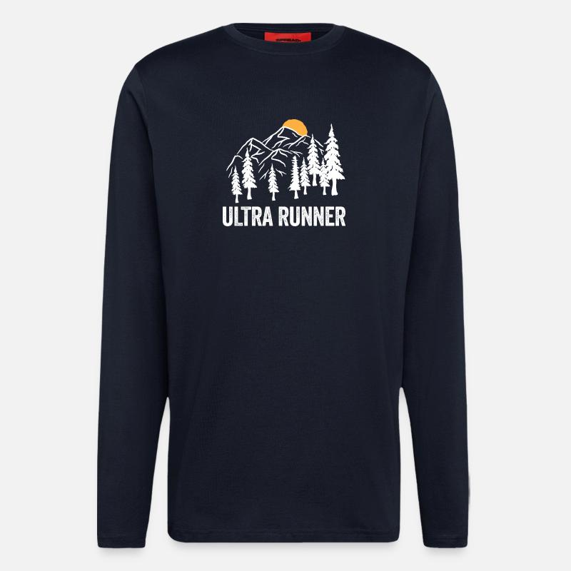 Ultra-Läufer - Langarmshirt - made by SPREAD  - DARK NAVY