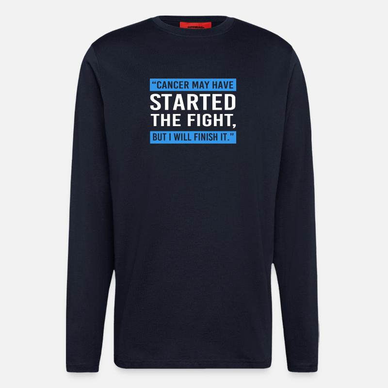 Darm Krebs Dickdarm - Langarmshirt - made by SPREAD  - DARK NAVY