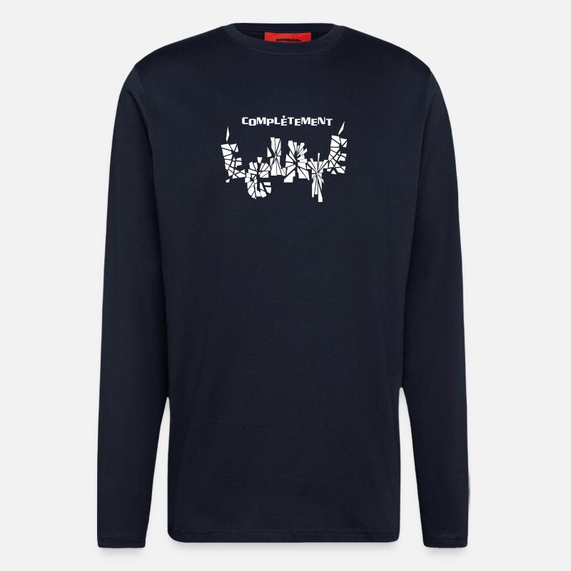 COMPLETELY EXPLODED! - Longsleeve - made by SPREAD  - DARK NAVY