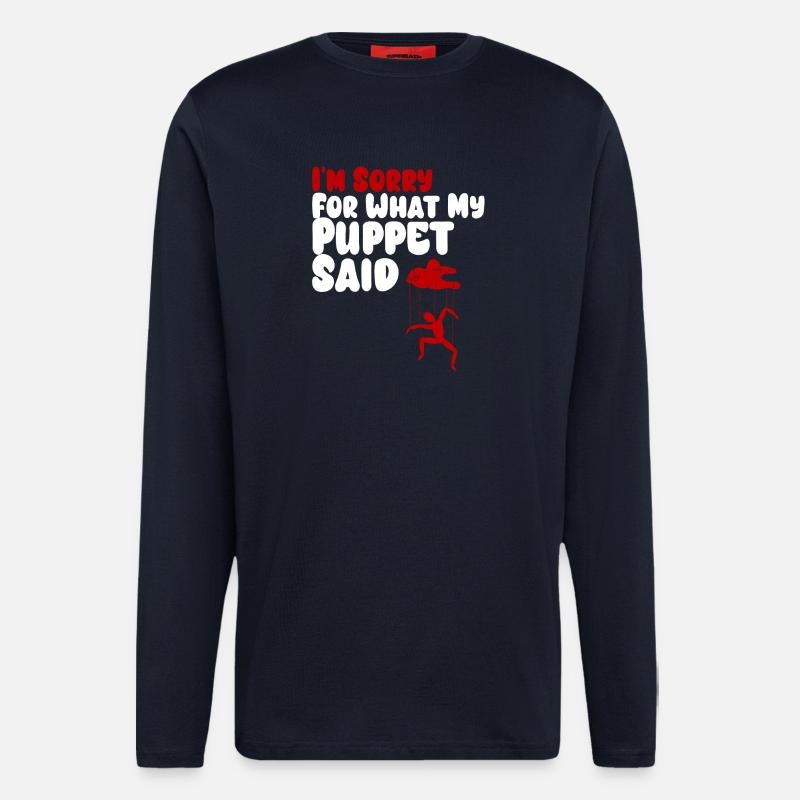 Puppet Confession on Strings - Longsleeve - made by SPREAD - DARK NAVY