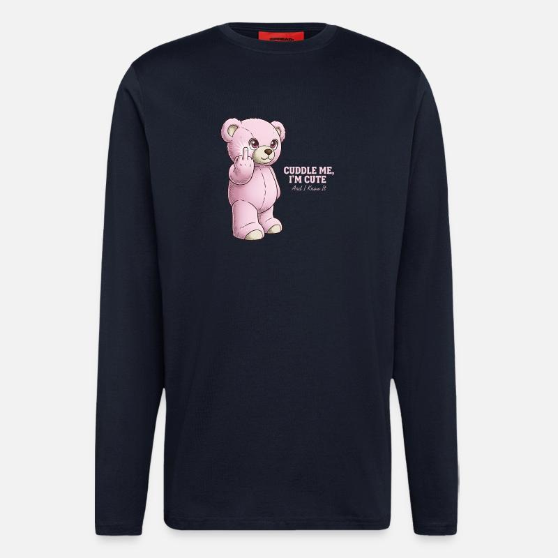 Pink Bär - Langarmshirt - made by SPREAD  - DARK NAVY