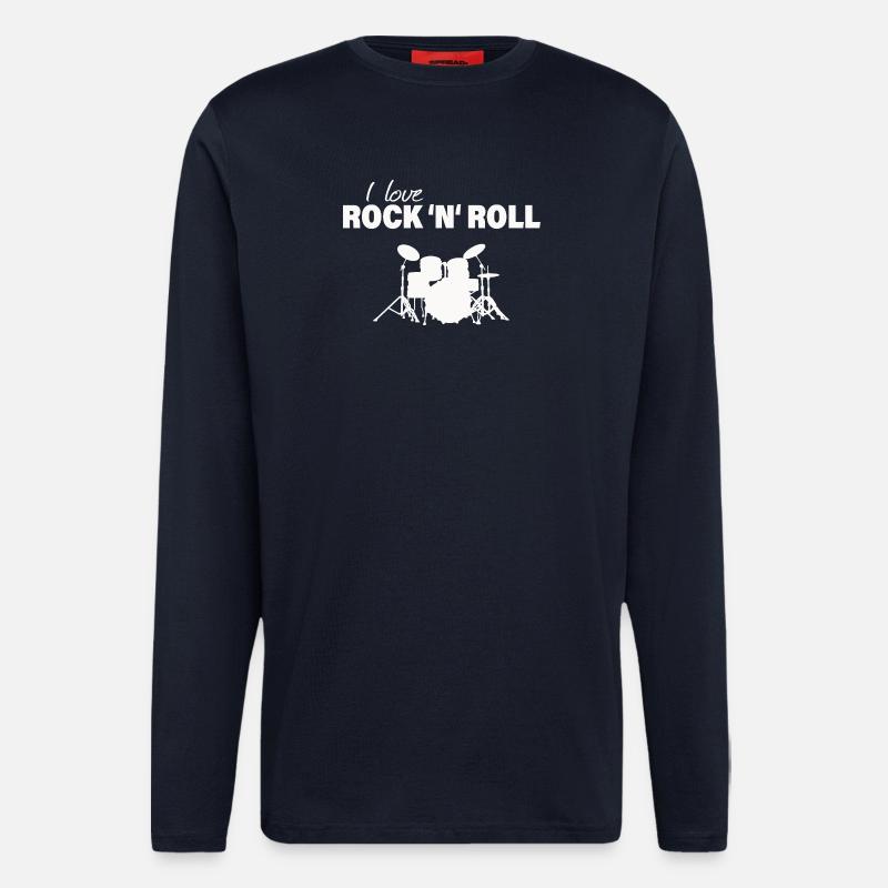 ROCK & ROLL - Langarmshirt - made by SPREAD  - DARK NAVY