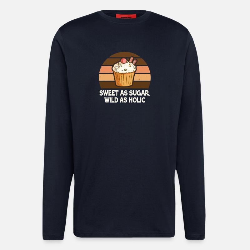 Sweet Cupcake Retro Sunset Glow - Longsleeve - made by SPREAD  - DARK NAVY