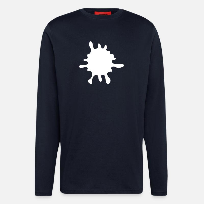Farbklecks Splash - Langarmshirt - made by SPREAD  - DARK NAVY