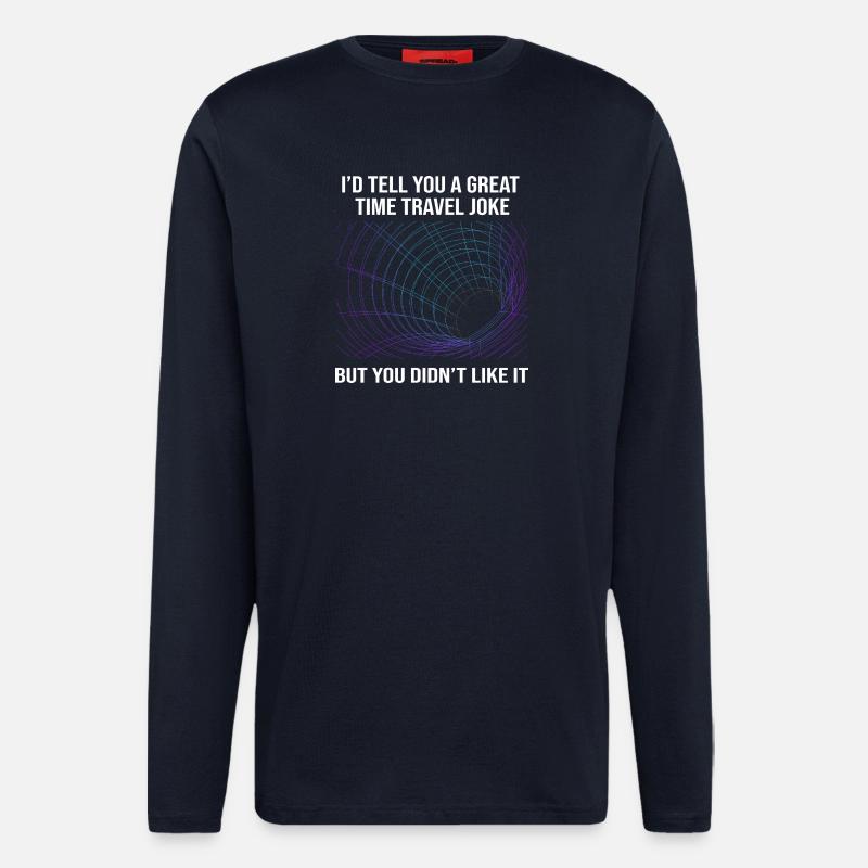 Zeitreise - Langarmshirt - made by SPREAD  - DARK NAVY