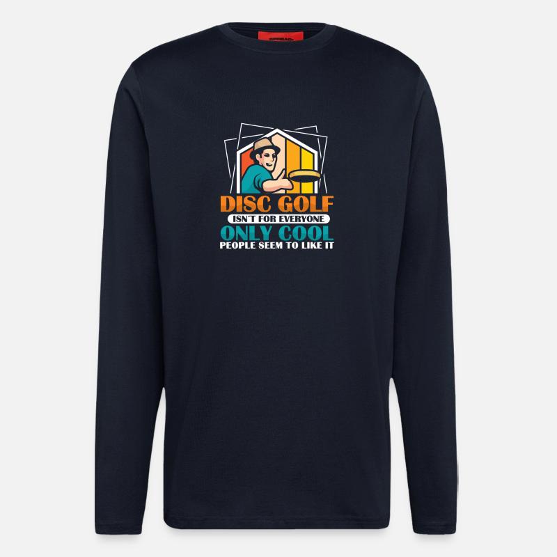 Disc Golf Gifts Disc Golf - Longsleeve - made by SPREAD  - DARK NAVY