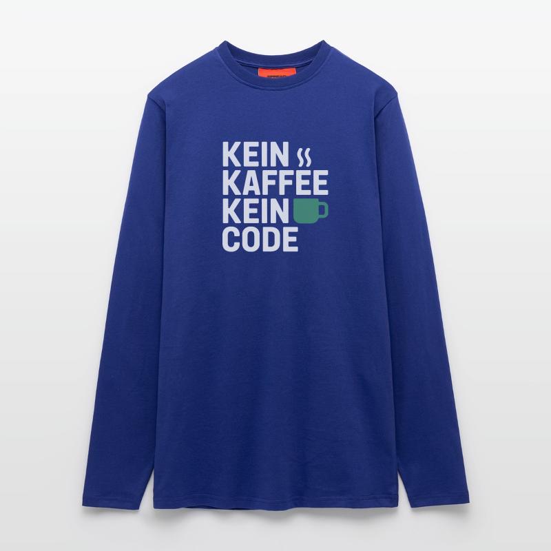 Kein Kaffee Kein Code Programmierer Informatiker Langarmshirt - made by SPREAD 