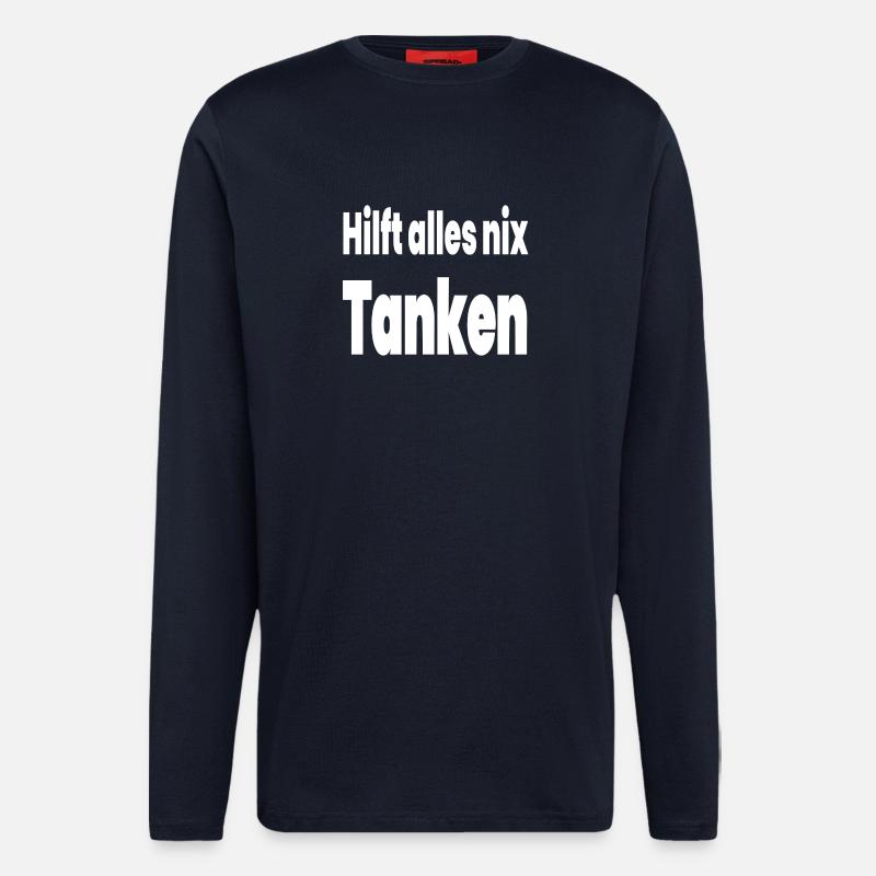 refuel - Longsleeve - made by SPREAD  - DARK NAVY