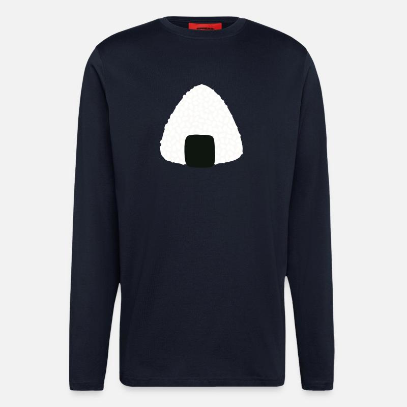 Onigiri-Sushi - Langarmshirt - made by SPREAD  - DARK NAVY