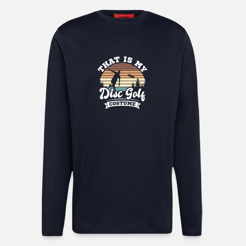 Disc Golf Geschenke Discgolf - Langarmshirt - made by SPREAD  - DARK NAVY