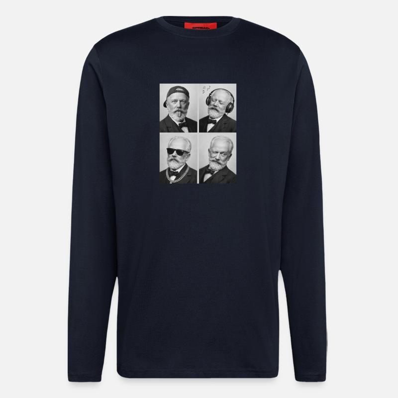Pyotr Ilyich Tchaikovsky - Longsleeve - made by SPREAD  - DARK NAVY
