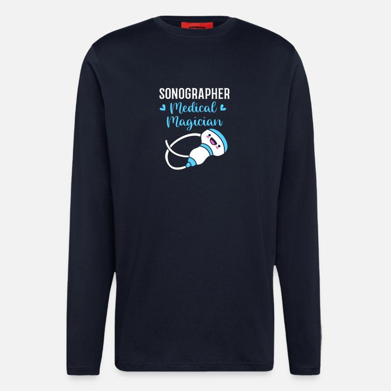 Ultraschall - Langarmshirt - made by SPREAD  - DARK NAVY