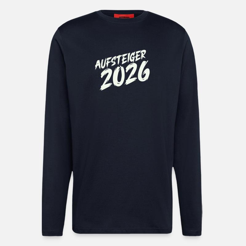 Aufsteiger 2026 Design - Langarmshirt - made by SPREAD  - DARK NAVY