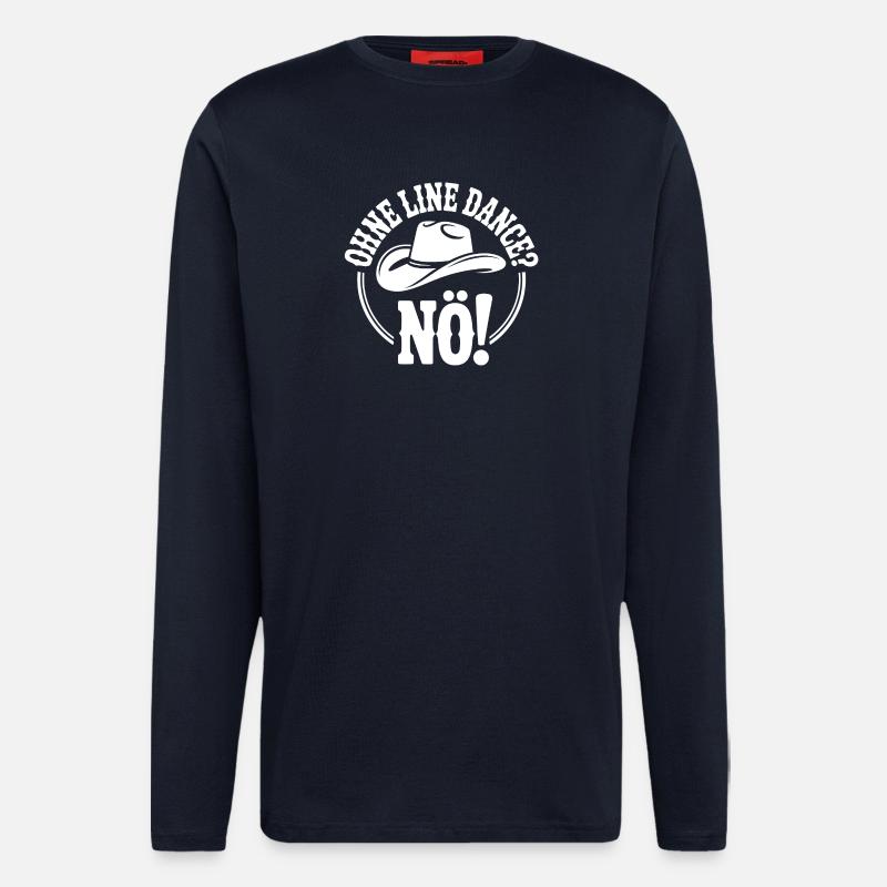 Life Without Line Dance - Never - Longsleeve - made by SPREAD  - DARK NAVY