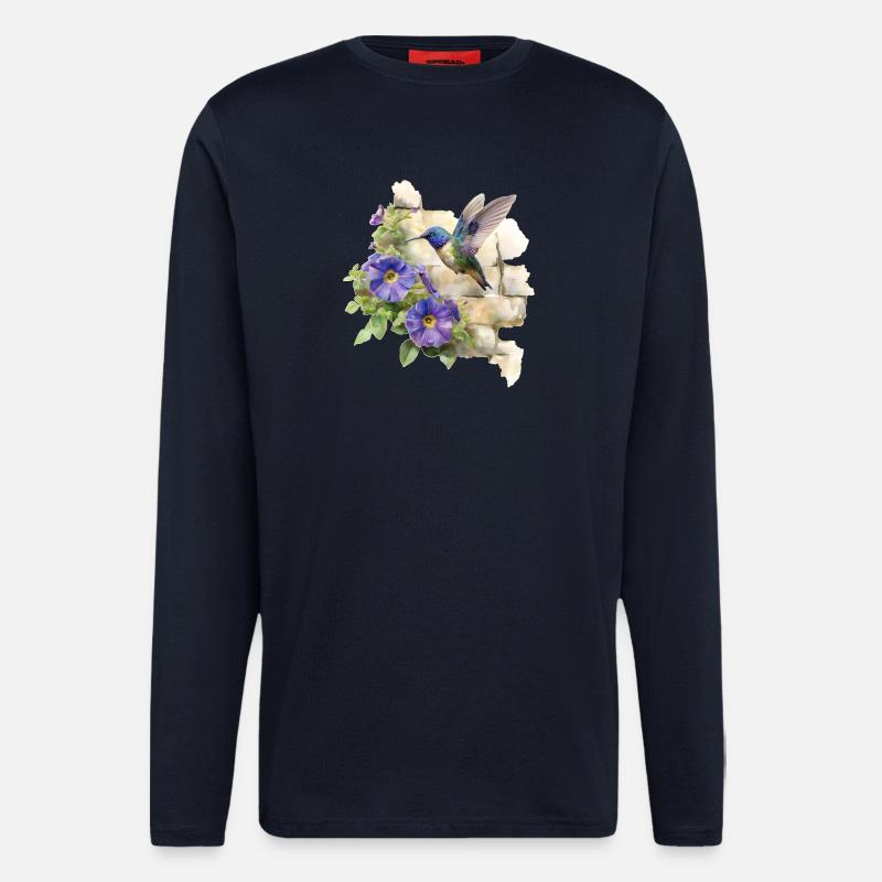 Kolibri - Langarmshirt - made by SPREAD  - DARK NAVY