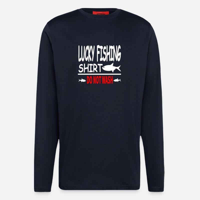 Angeln - Langarmshirt - made by SPREAD  - DARK NAVY