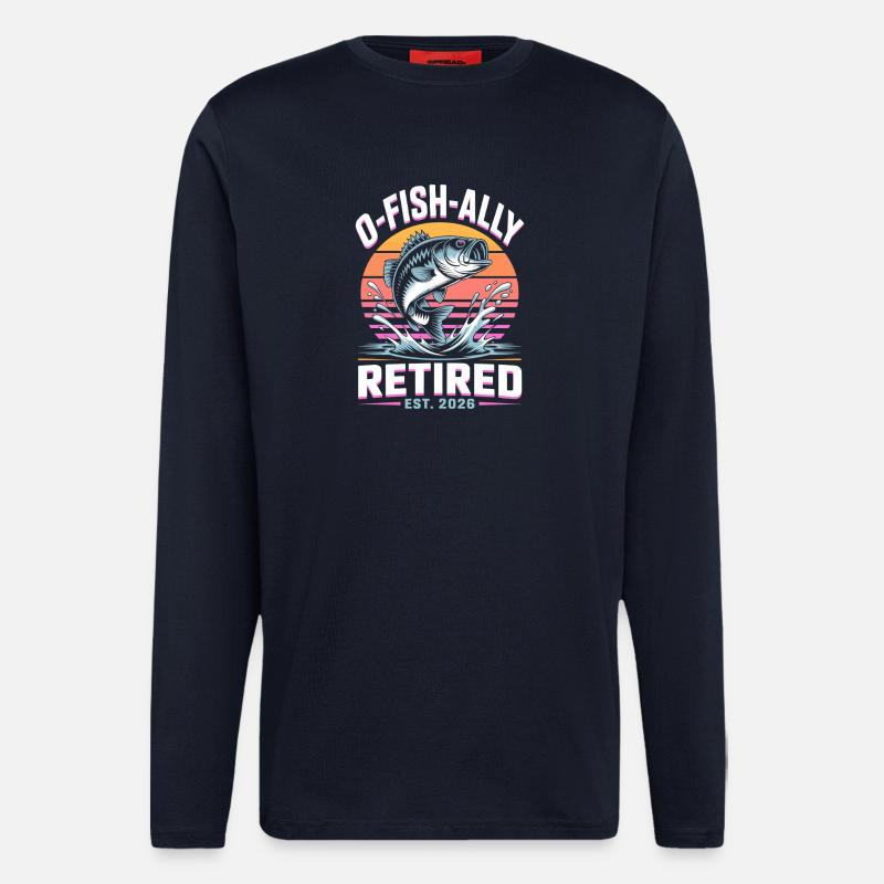 Ofish Ally Retired 2026 - Langarmshirt - made by SPREAD  - DARK NAVY