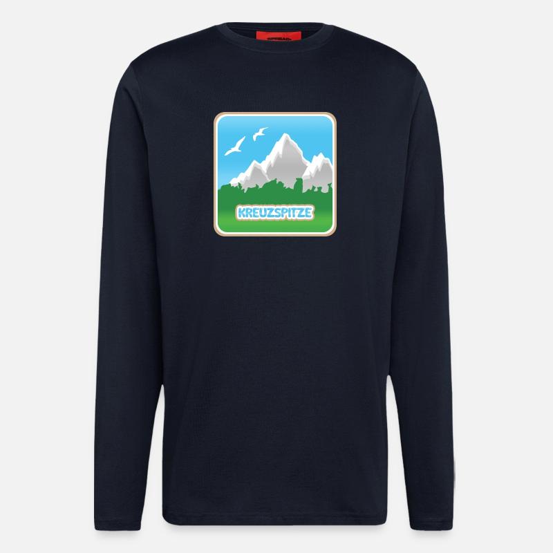 Kreuzspitze - Langarmshirt - made by SPREAD  - DARK NAVY
