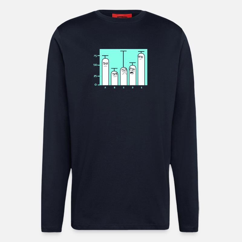 Programmeur Codeur GPT - Manches longues bio décontracté fabriqué en UE - DARK NAVY