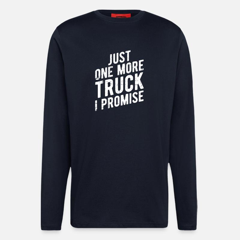Nur noch ein Truck-Versprechen - Langarmshirt - made by SPREAD  - DARK NAVY