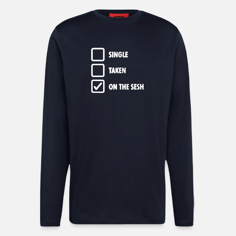 Auf dem Sesh-Status-Tee - Langarmshirt - made by SPREAD - DARK NAVY