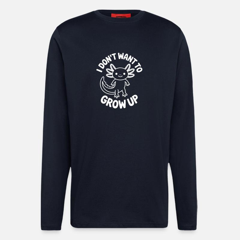 Axolotl - Langarmshirt - made by SPREAD  - DARK NAVY