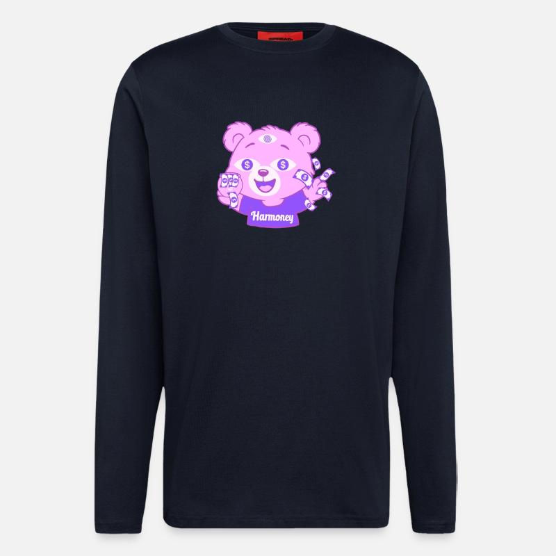 Harmoney Teddy - Langarmshirt - made by SPREAD  - DARK NAVY