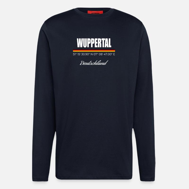 Wuppertal - Langarmshirt - made by SPREAD  - DARK NAVY